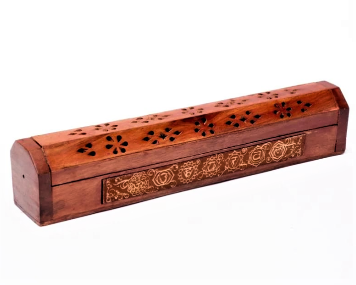 Porta Incenso Piatto Argento Rettangolare Con Motivi Orientali, Sottobicchiere Multiuso Per Bastoncini E Coni, Piattino Decorativo Per Dessert O Gioielli - 3