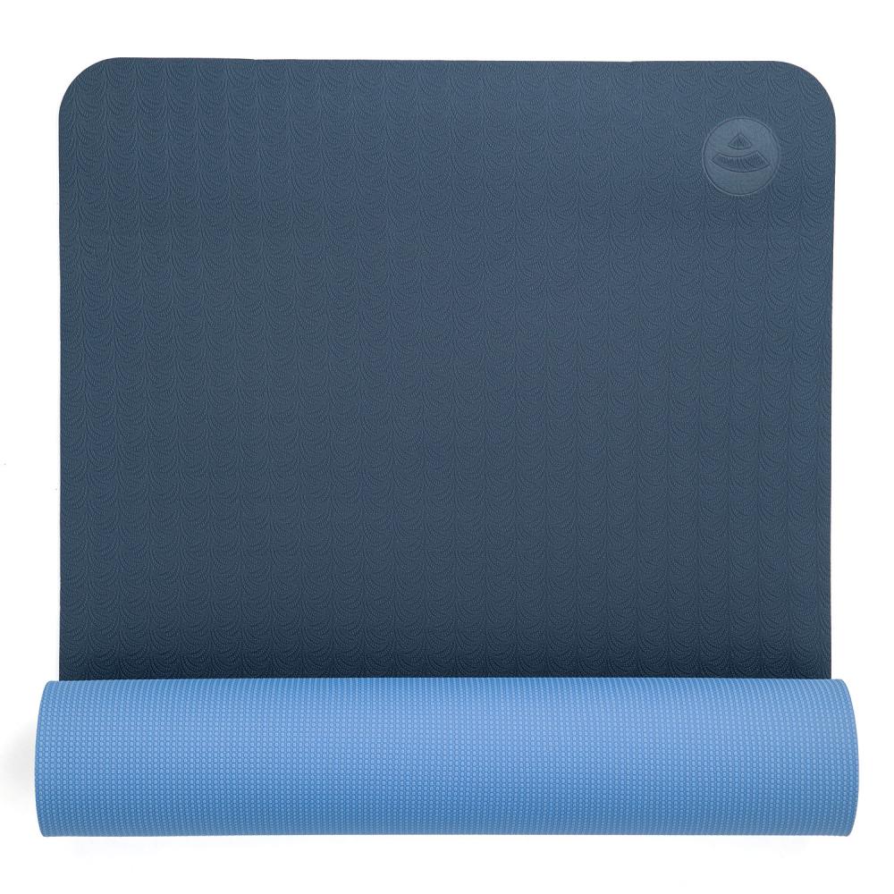 Tappetino Da Yoga 2 In 1 YOGA DESIGN LAB - Con Asciugamano Integrato In Microfibra, Ecologico, Spessore 3.5 Mm, Con Tracolla
