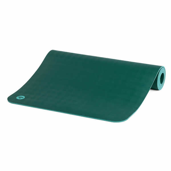 ecopro tappetino yoga gomma naturale verde jungle diamond 6mm