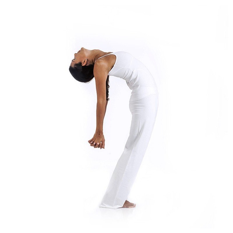 Pantalone yoga donna con gamba larga