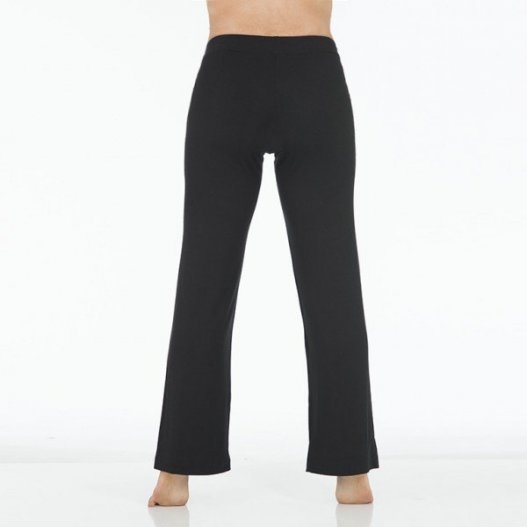 Pantalone yoga donna in viscosa con gamba larga