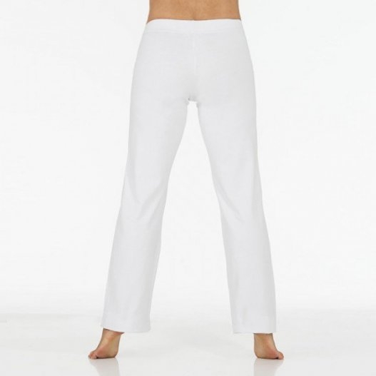 Pantalone yoga donna in viscosa con gamba larga