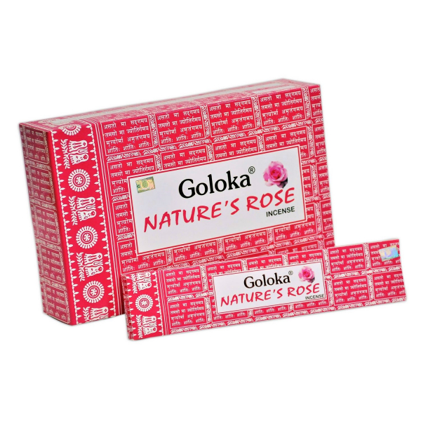incenso Goloka Nature's Rosa - 15 g