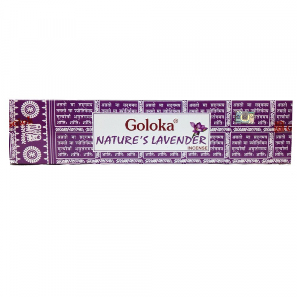 Incenso Goloka Nature's Lavender - Lavanda - 15 gr