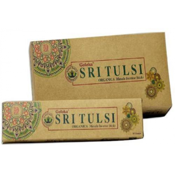 Incenso Goloka organico Sri Tulsi - 15 g