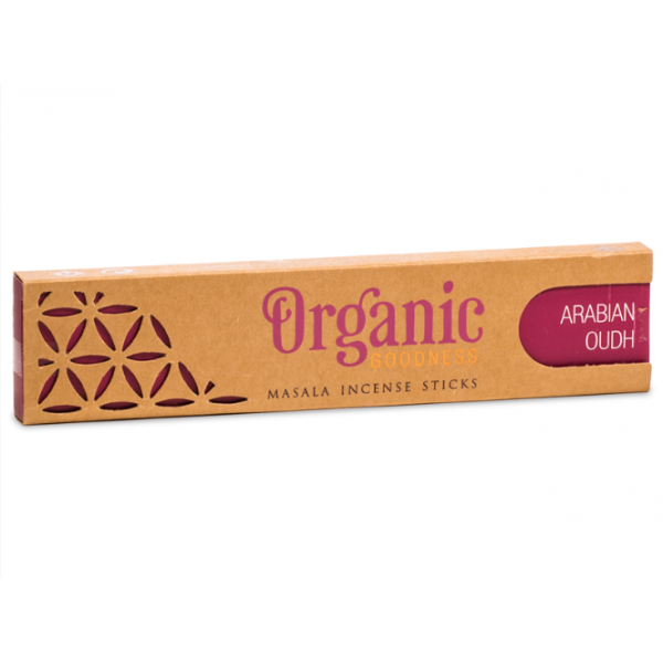 Incenso Biologico Organico Goodness al Arabian Oudh - 15 gr