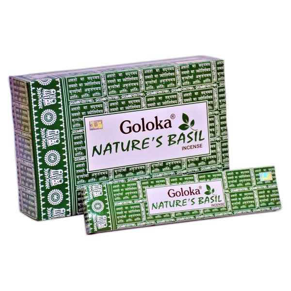 Incenso Goloka ''Nature's basil'' - Basilico Sacro - 15 g
