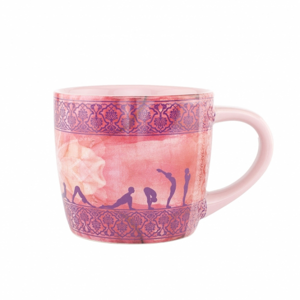 tazza yoga saluto al sole.