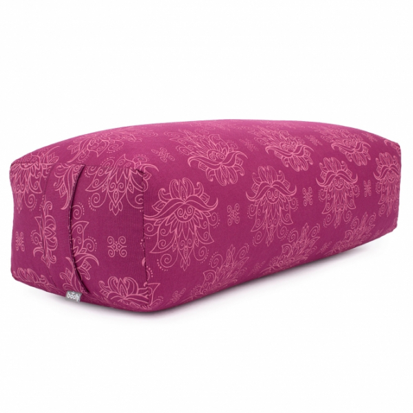 bolster rettangolare meditazione yoga maharaj magenta