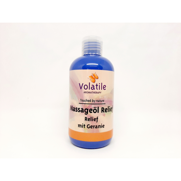 Olio da massaggio Sollievo dolori Muscolari con Geranio - 250 ml