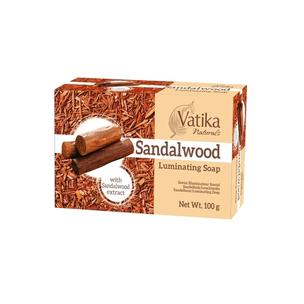 Sapone naturale al legno di sandalo Vatika - 100 g