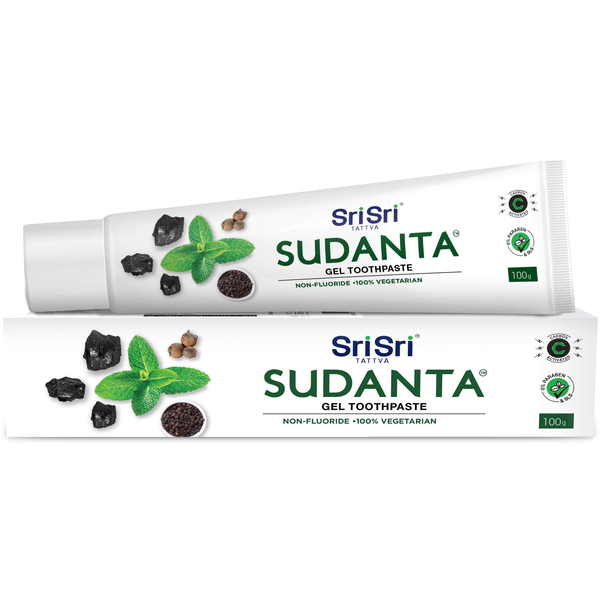 Dentifricio SUDANTA in GEL di CARBONE e Sale -100 g