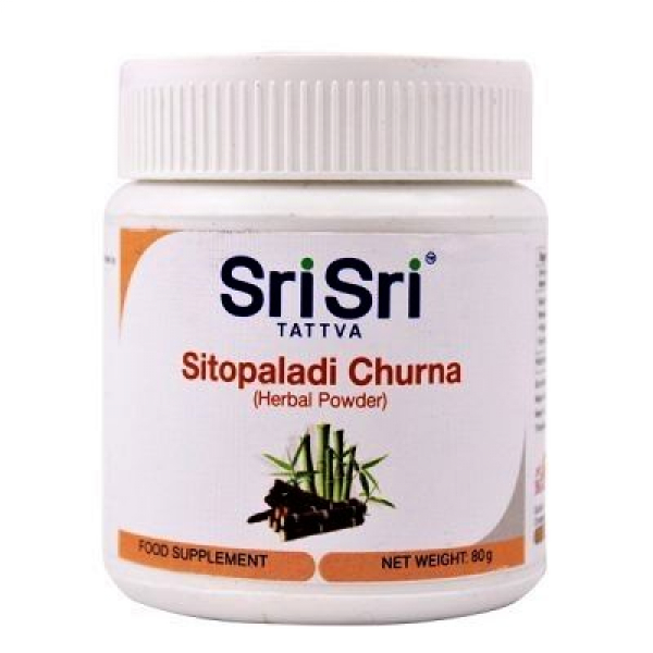 Sitopaladi Churna - Rimedio contro il raffreddore e la tosse, 80 g