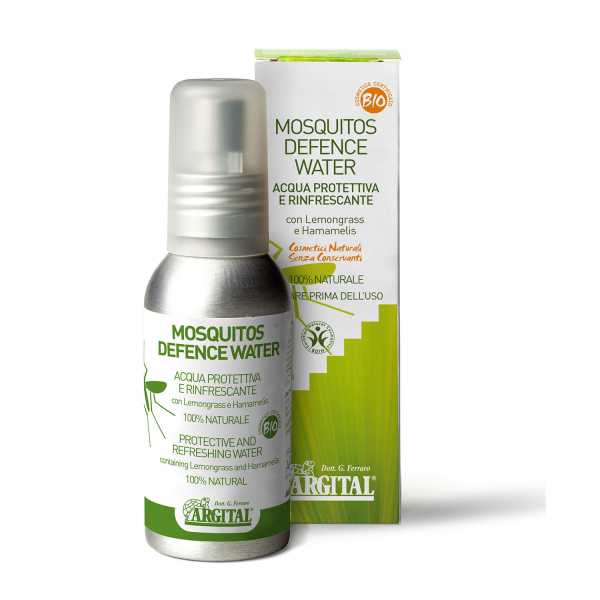 Acqua protettiva e rinfrescante contro le punture delle Zanzare - Mosquitos Defence Water  - Argital 90 ml