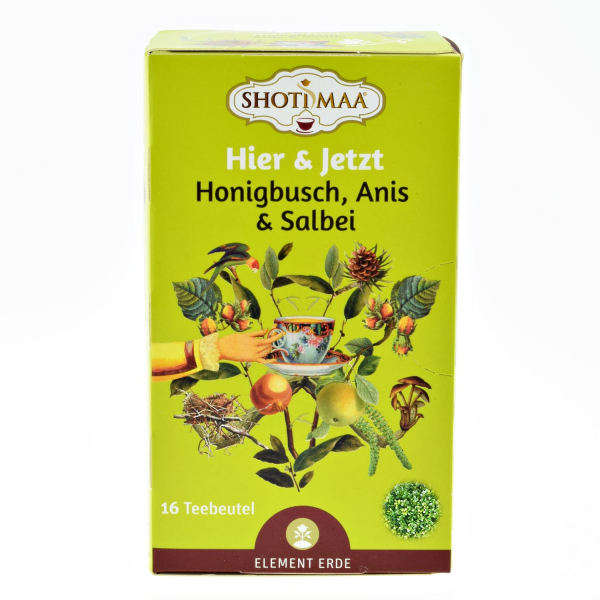 Tisana Ayurvedica Shoti Maa - Honeybush, anice e salvia - 16 Bustine