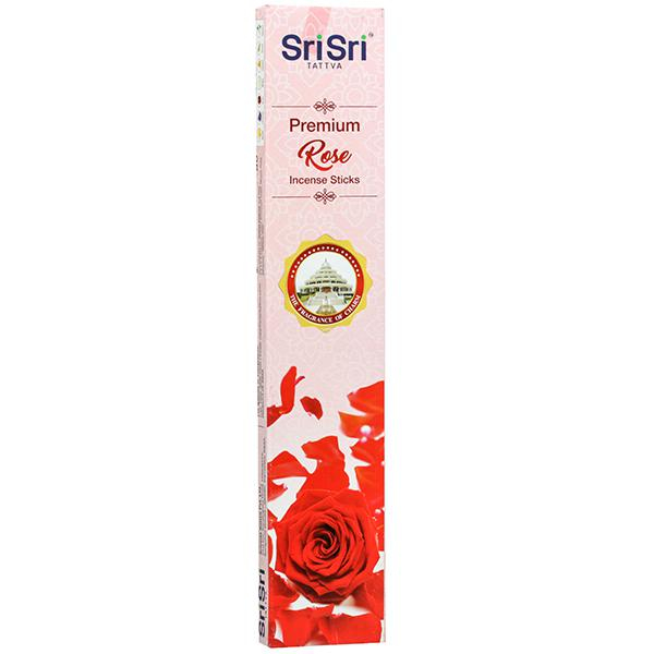 Bastoncini di incenso premium Rosa -Sri Sri Tattva - 20g