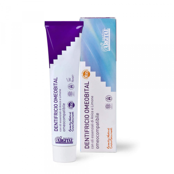 Dentifricio Omeobital - con olio essenziale di Anice e Limone - Argital - 75 ml