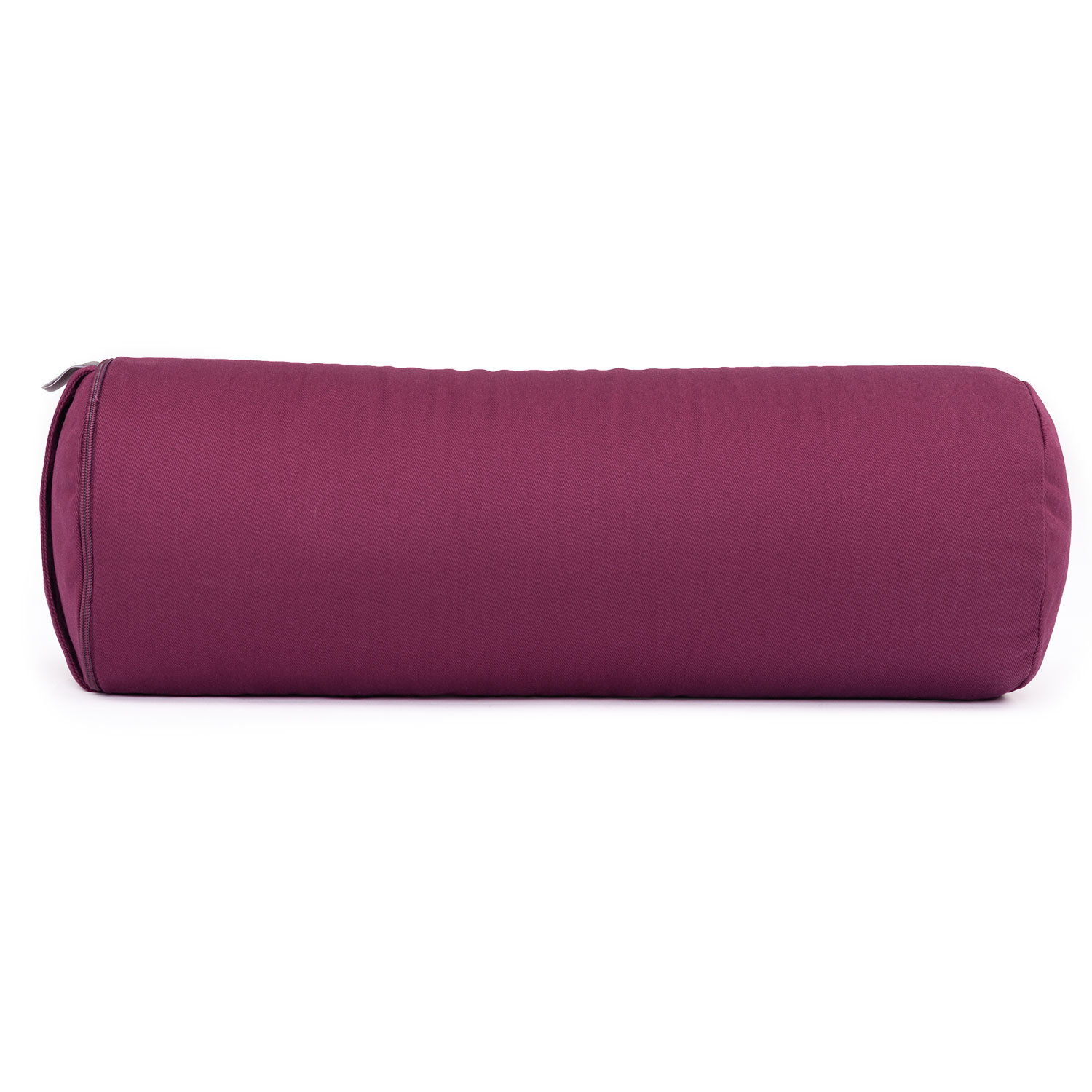 Cuscino Da Yoga In Grano Saraceno A Mezzaluna - 46x25x10 Cm, Copertura In Cotone/poliestere, Rosso