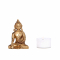 Statua di Buddha in ottone - Altezza 8 cm