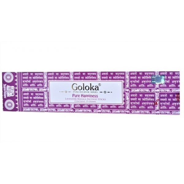 Incenso Goloka Pure Happiness - Lavanda Masala -15 gr