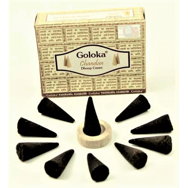 Coni incenso Goloka Chandan Dhoop