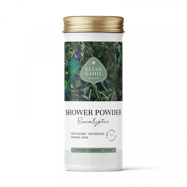 Polvere per Bagno Doccia Eucalipto organico Eliah Sahil - 90 g