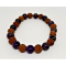 Braccialetto Mala elastico Rudraksha - Ametista