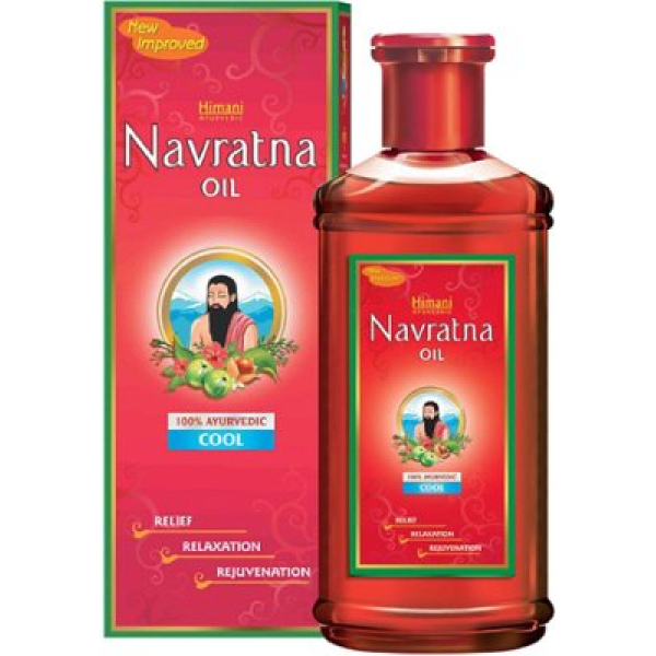 Navratna Olio Ayurvedico per testa e corpo - 180 ml