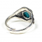 Anello con Turchese privo di nichel- India