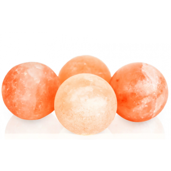 Sfera di sale Himalayano / pietra da massaggio rotonda