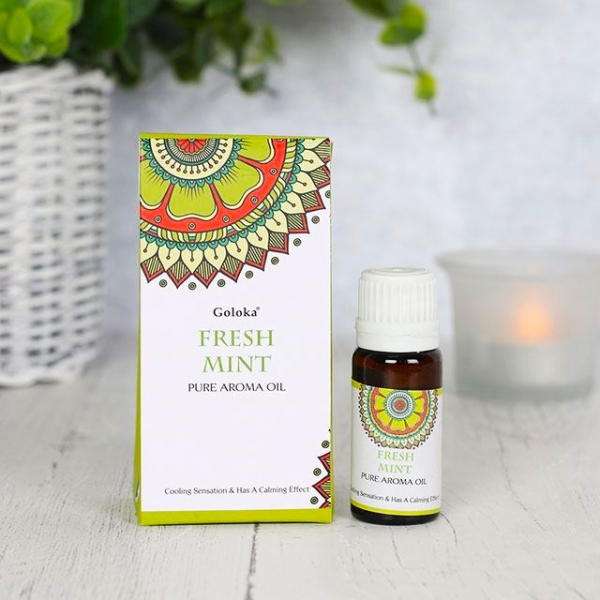 Olio profumato per diffusori Goloka  Menta Fresca 10 ml