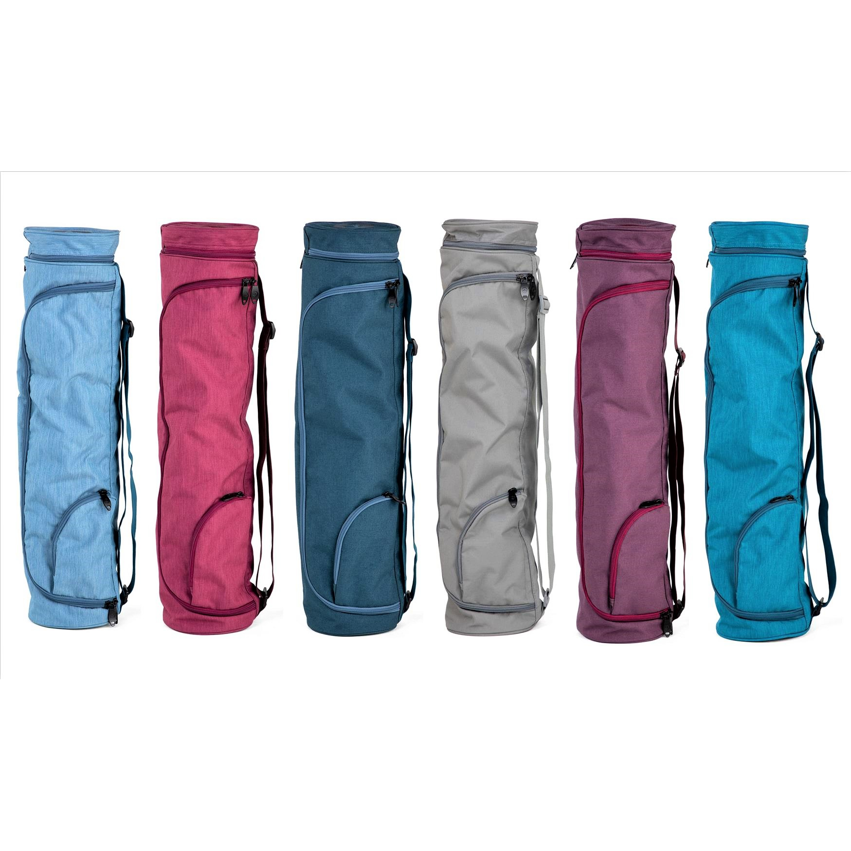 Borsa Per Tappetino Yoga Leggera E Impermeabile - Tracolla Regolabile, Rete Ventilata, 90x30 Cm - Foto 6