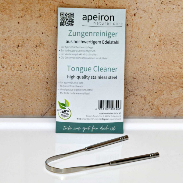 Pulisci lingua Apeiron, acciaio inossidabile di alta qualità - Nettalingua