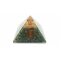PIRAMIDE ORGONITE CON AVENTURINA 7x7