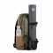 Zaino da yoga YOGI DAYPACK, verde-marrone - porta tappetino