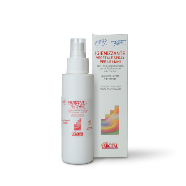 Igienizzante vegetale spray per le Mani - ARGITAL  - 100 ml