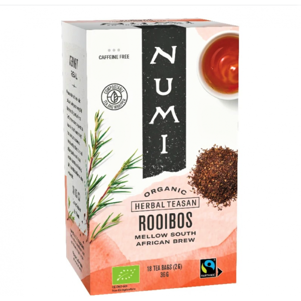 Numi Tè puro alle erbe Rooibos - 18 filtri - Tisana