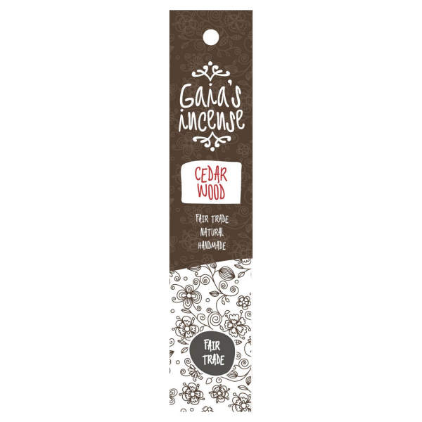 Bastoncini di incenso Legno di Cedro, l'incenso di Gaia