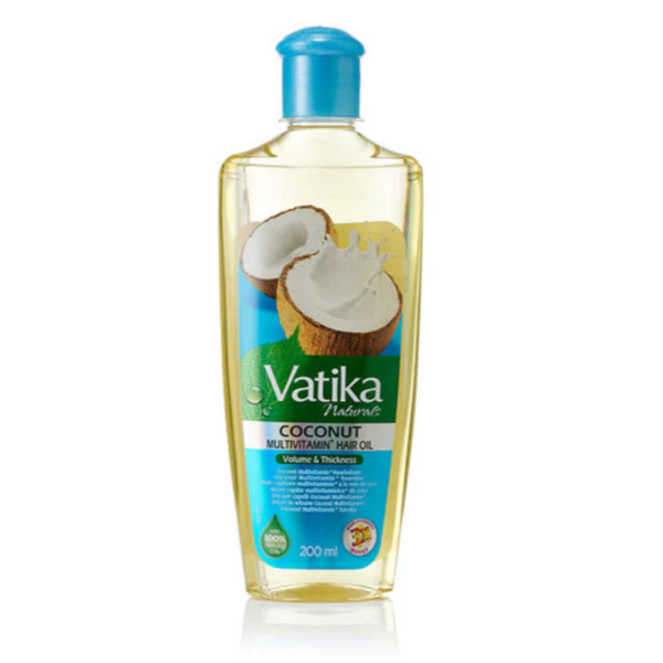 Olio per capelli multivitaminico al Cocco -  Vatika Naturals  - 200 ml
