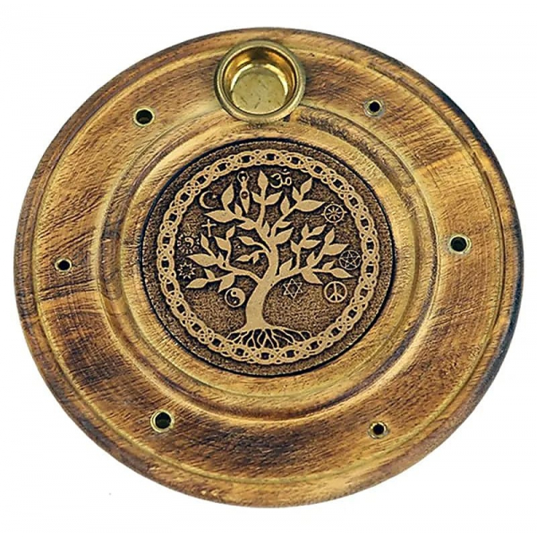 Porta Incenso per Bastoncini e coni Albero della vita