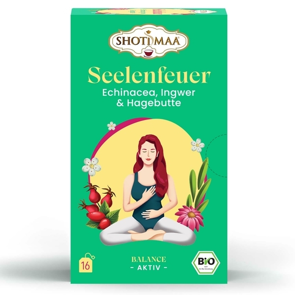 Tisana Ayurvedica Shoti Maa  con Echinacea, zenzero e rosa canina
