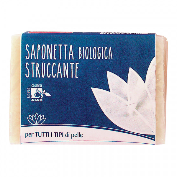Saponetta Biologica Struccante Fior di Loto - 100gr