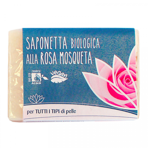 Saponetta Biologica Alla Rosa Mosqueta