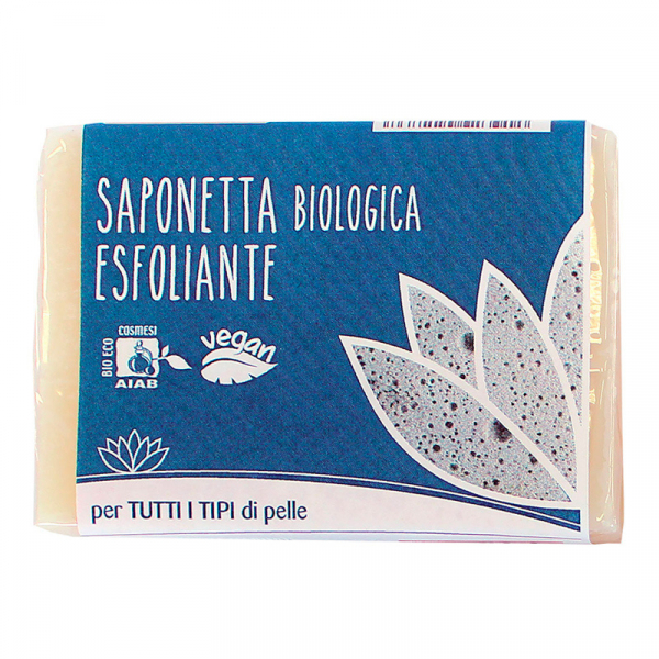 Saponetta Biologica Esfoliante fior di Loto - 100g