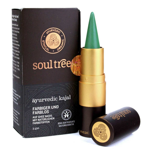 Kajal Ayurvedico color Verde Tulsi  - SoulTree - 3 g