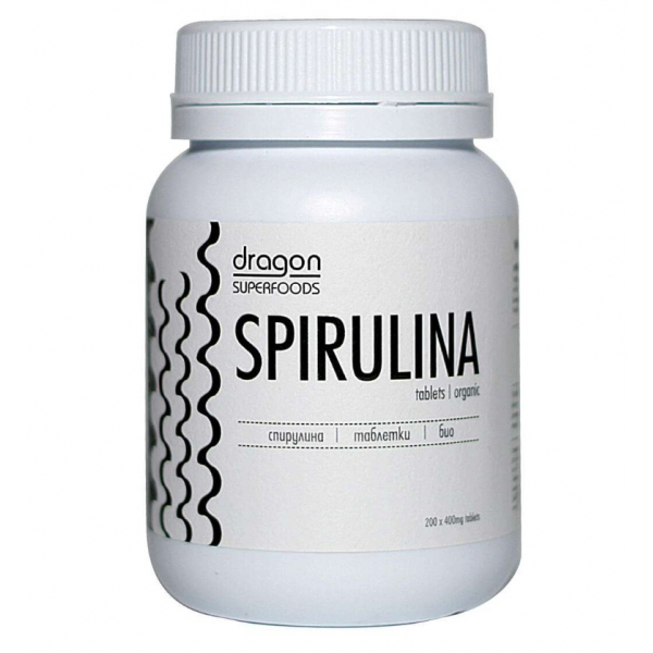 Compresse di Spirulina Dragon Superfoods - 80g - 200 compresse