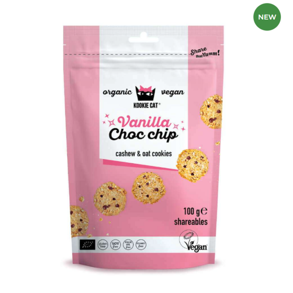 Biscottini - Mini cookies Vaniglia e Cioccolato, Kookie Cat - 100g