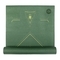Tappetino yoga di design YANTRA Allineamento, collezione Leela - color Verde Foresta