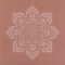 Tappetino Yoga di design MEHNDI MANDALA, Leela Collection (Rosa Tannino)