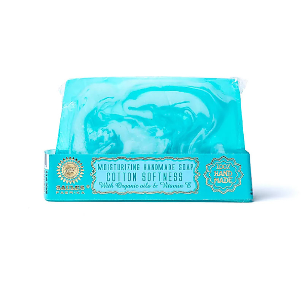 Sapone naturale fatto a mano Morbidezza del Cotone - 80g